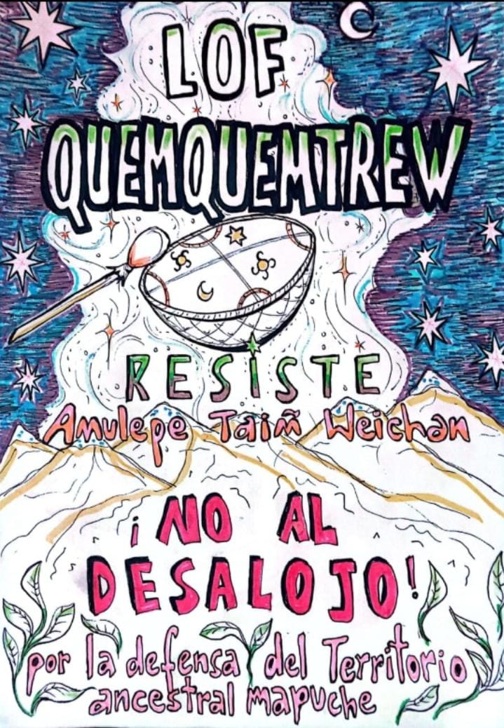 Lof Quemquemtrew RESISTE – NO AL DESALOJO